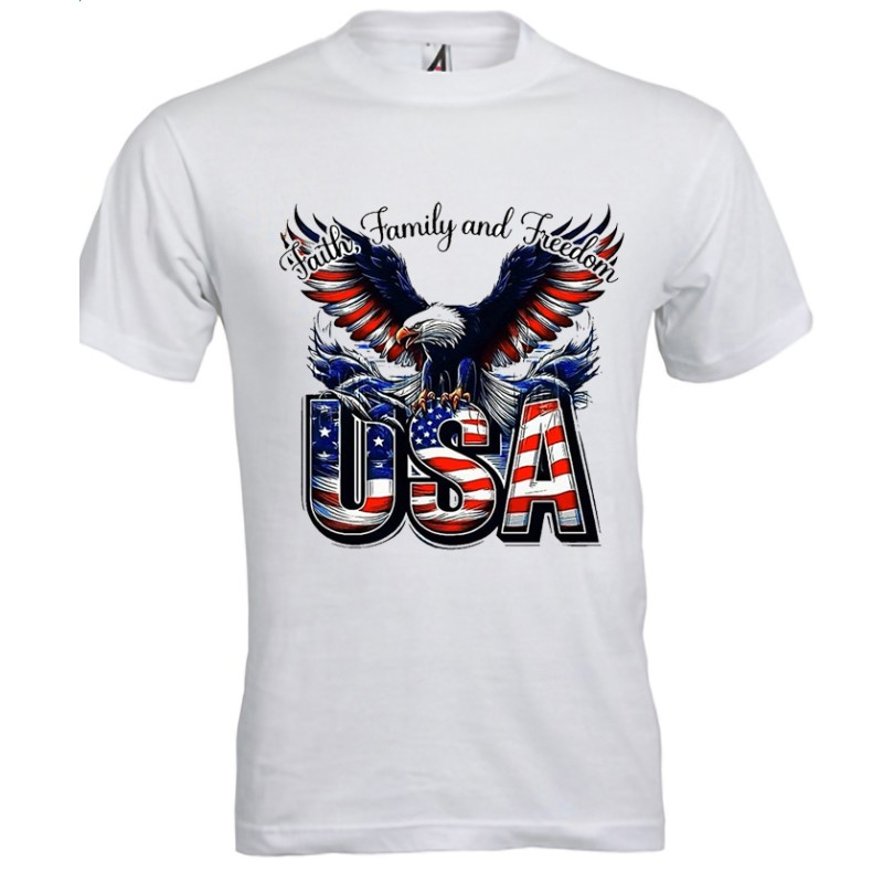 T-shirt uomo Aquila USA