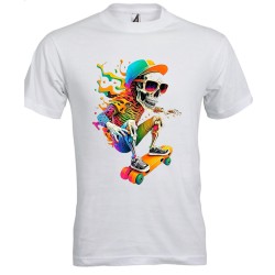 T-shirt uomo Skull Skateboard