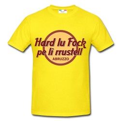 T-shirt uomo hard lu fock pe li rrustell
