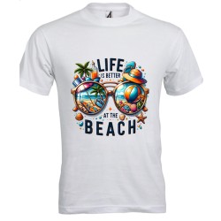 T-shirt uomo Life the beach
