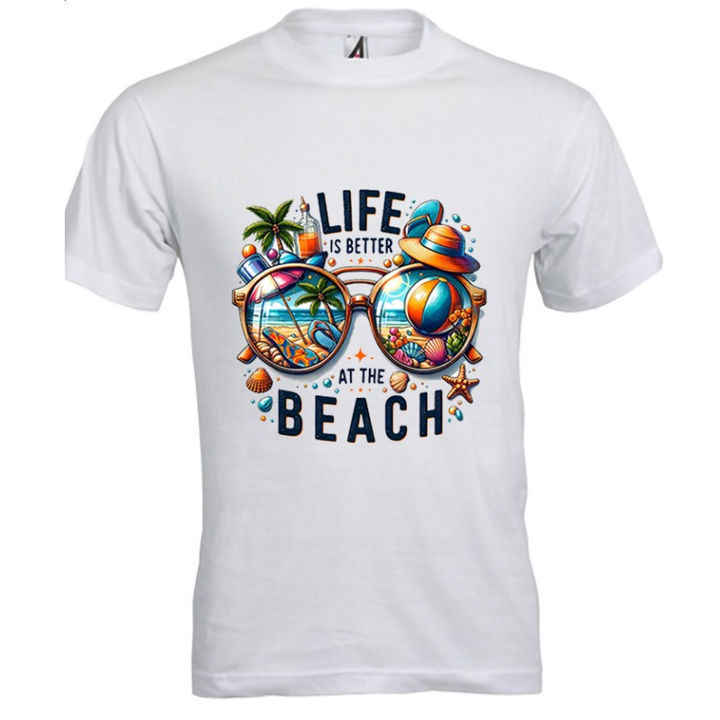 T-shirt uomo Life the beach