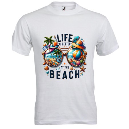 T-shirt uomo Life the beach