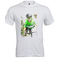 T-shirt uomo ciclista due