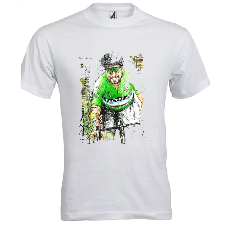 T-shirt uomo ciclista due