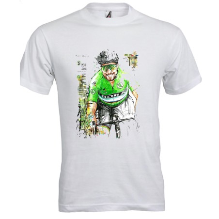 T-shirt uomo ciclista due