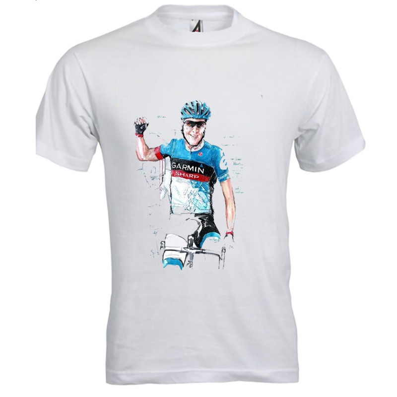 T-shirt uomo ciclista tre