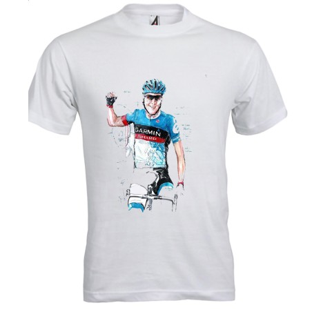 T-shirt uomo ciclista tre