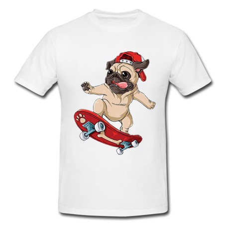 T-shirt donna Dog skateboard