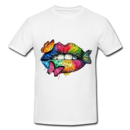 T-shirt donna Labbra sexy