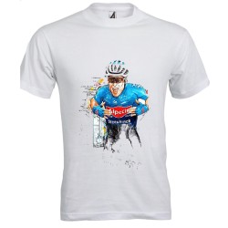 T-shirt uomo Ciclista blu