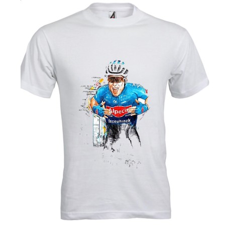 T-shirt uomo Ciclista blu