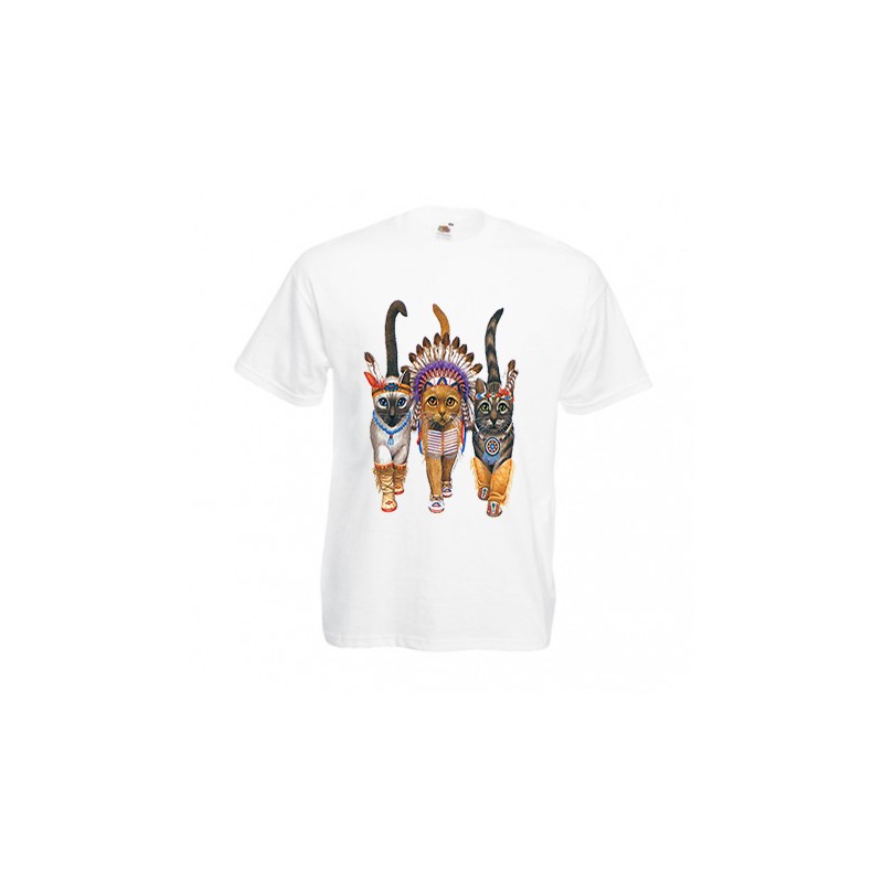 T-shirt donna Gatti indiani