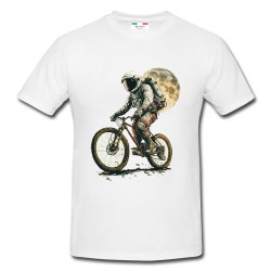 T-shirt uomo Ciclista sulla luna