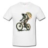 T-shirt uomo Ciclista sulla luna