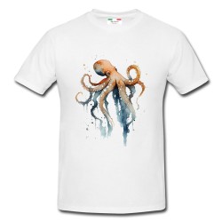 T-shirt uomo Polpo