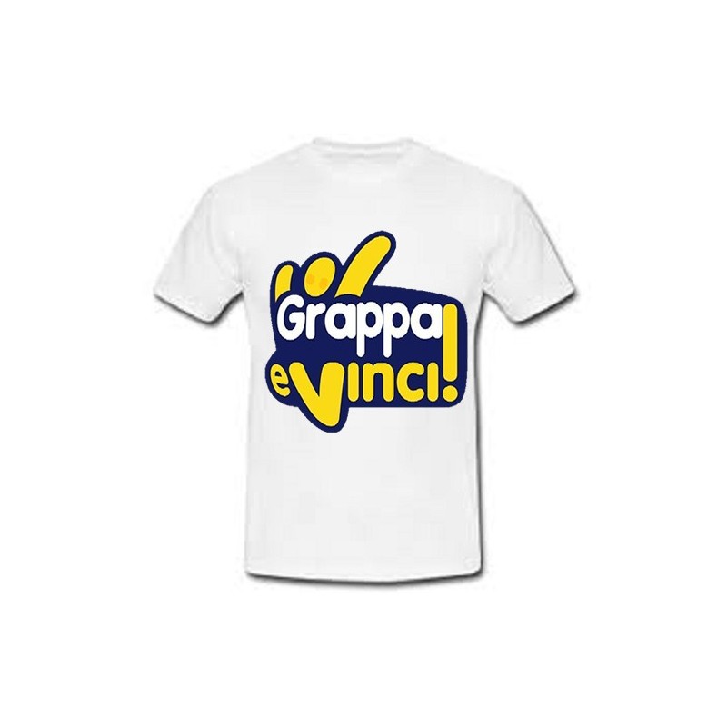 T-shirt uomo Grappa e vinci