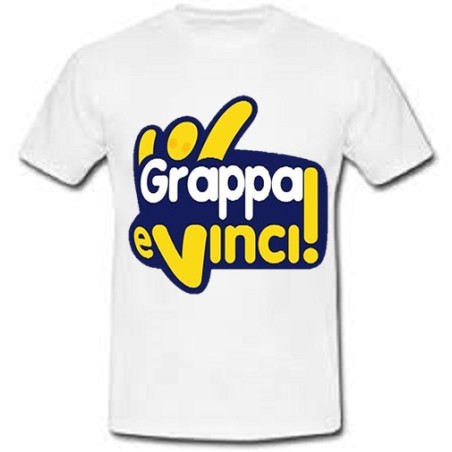 T-shirt uomo Grappa e vinci