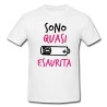 T-shirt donna Sono quasi esaurita