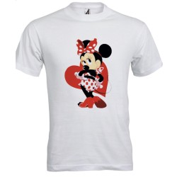 T-shirt bambina Minnie Love