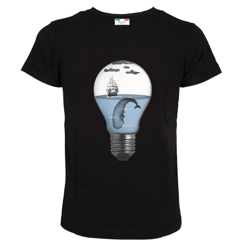 T-shirt uomo Lampadina Blues