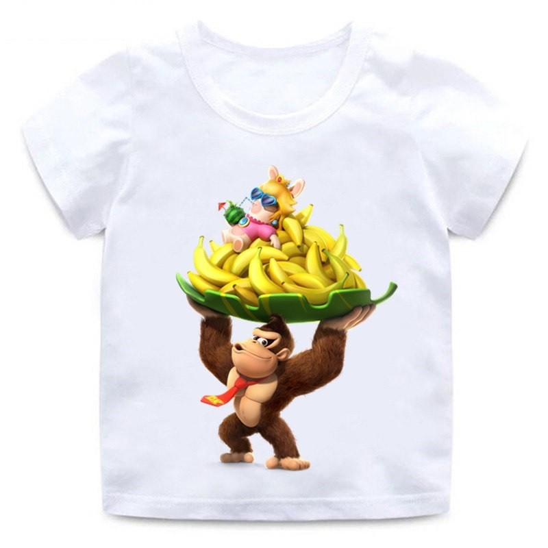 T-shirt bambino Gorilla e banane