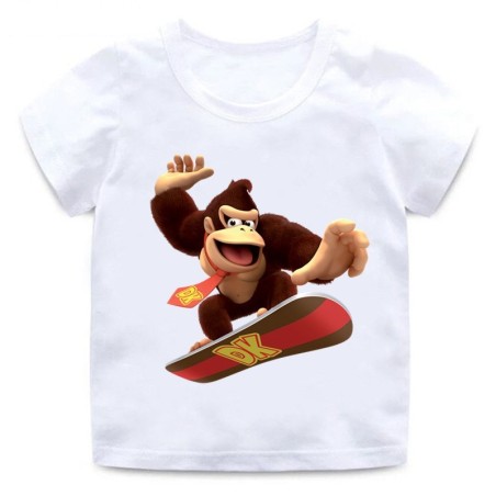 T-shirt bambino Gorilla in skateboard
