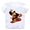 T-shirt bambino Gorilla in skateboard