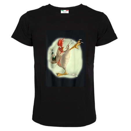 T-shirt uomo Pollo karate