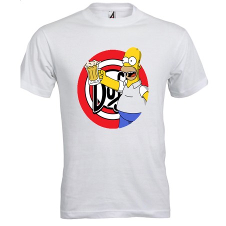 T-shirt uomo Simpson birra