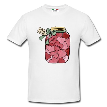T-shirt donna Barattolo amore
