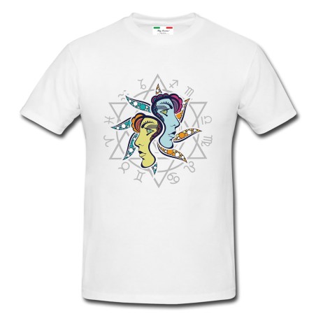 T-shirt unisex Zodiaco gemelli