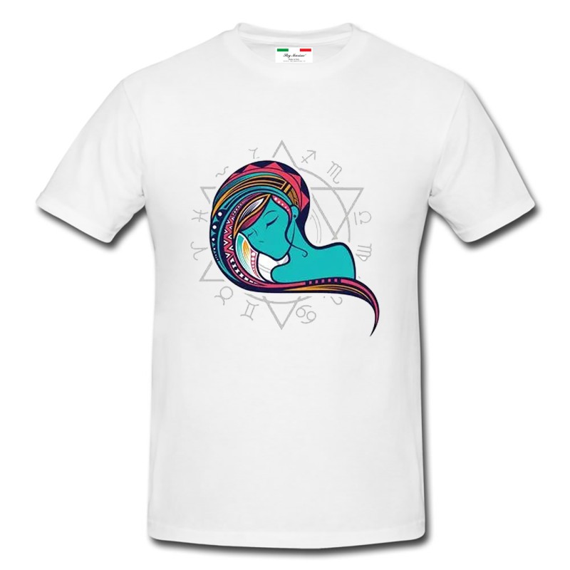 T-shirt unisex zodiaco vergine