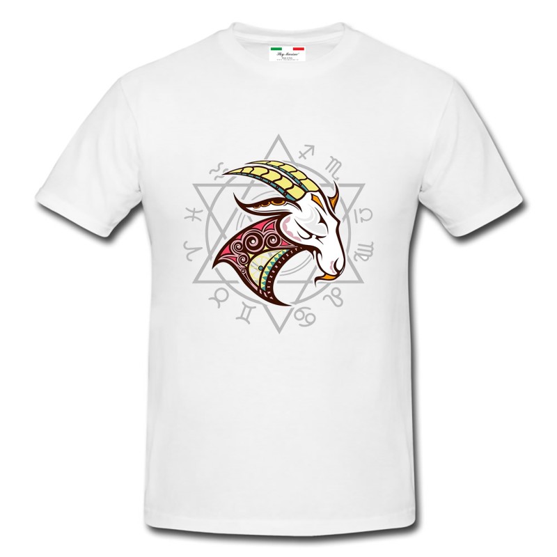 T-shirt unisex zodiaco capricorno
