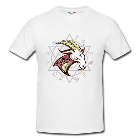 T-shirt unisex zodiaco capricorno