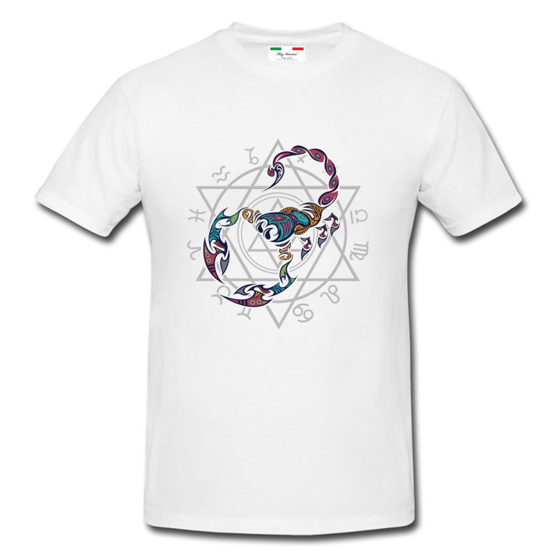 T-shirt unisex zodiaco scorpione