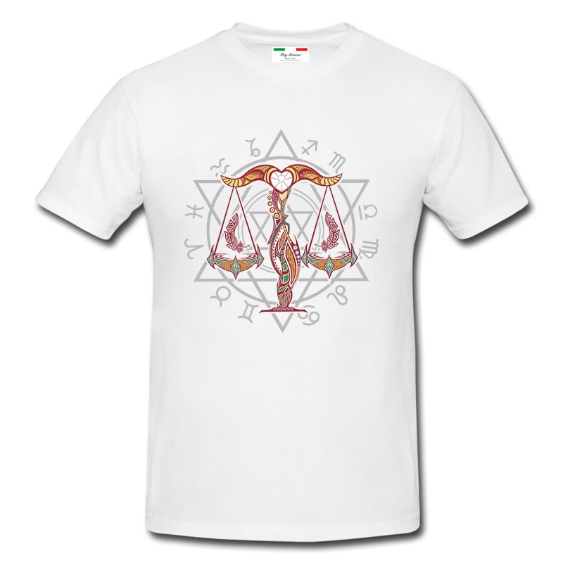 T-shirt unisex zodiaco bilancia