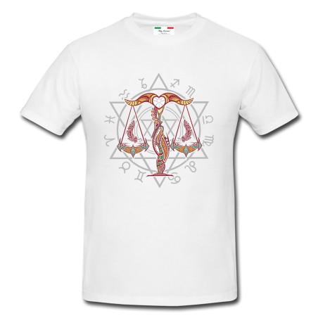 T-shirt unisex zodiaco bilancia
