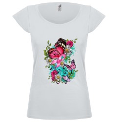 T-shirt donna Flowers