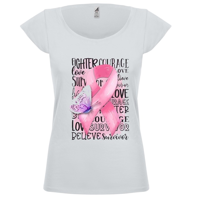 T-shirt donna Nastro Rosa