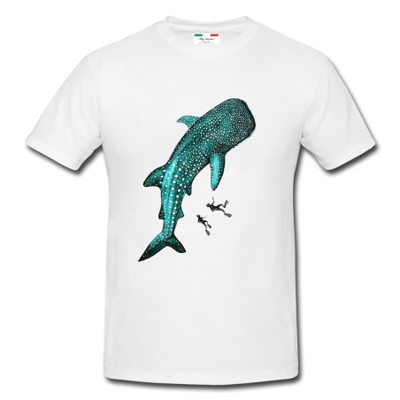 T-shirt uomo Balena sub