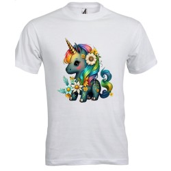 T-shirt bambina Unicorno