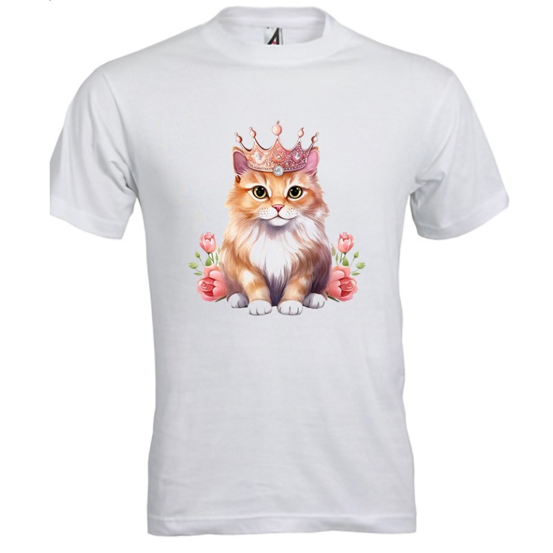 T-shirt bambino/a re Gatto