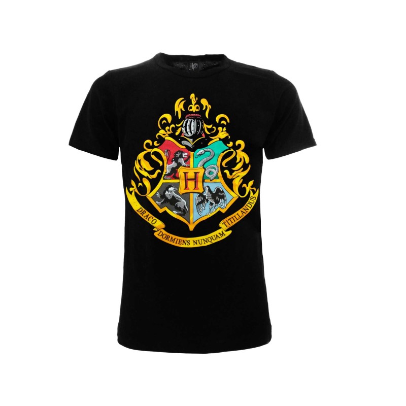 T-shirt uomo Harry Potter Stemma Hogwarts