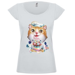 T-shirt donna Gattino