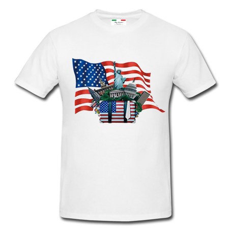 T-shirt uomo America