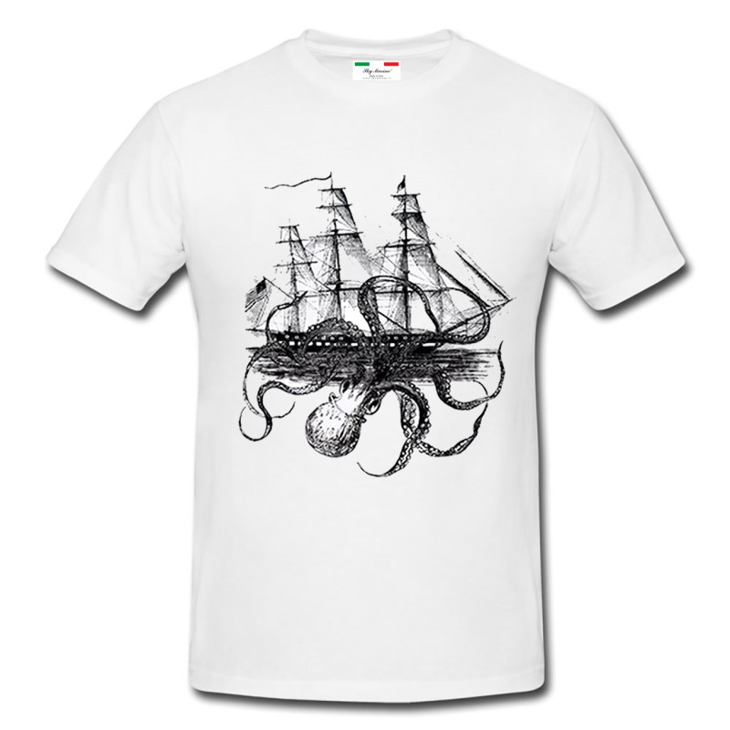 T-shirt uomo Piovra