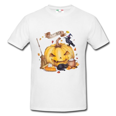 T-shirt bambino/a Zucca Halloween