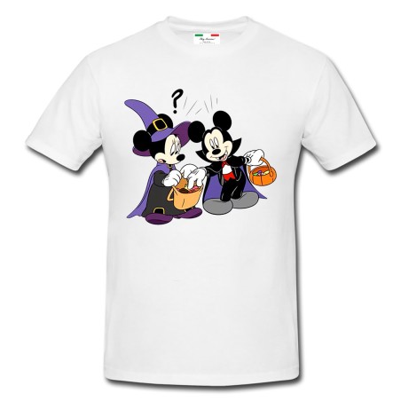 T-shirt bambino/a Topolino e Minnie Halloween