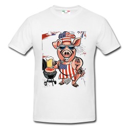 T-shirt uomo Barbecue