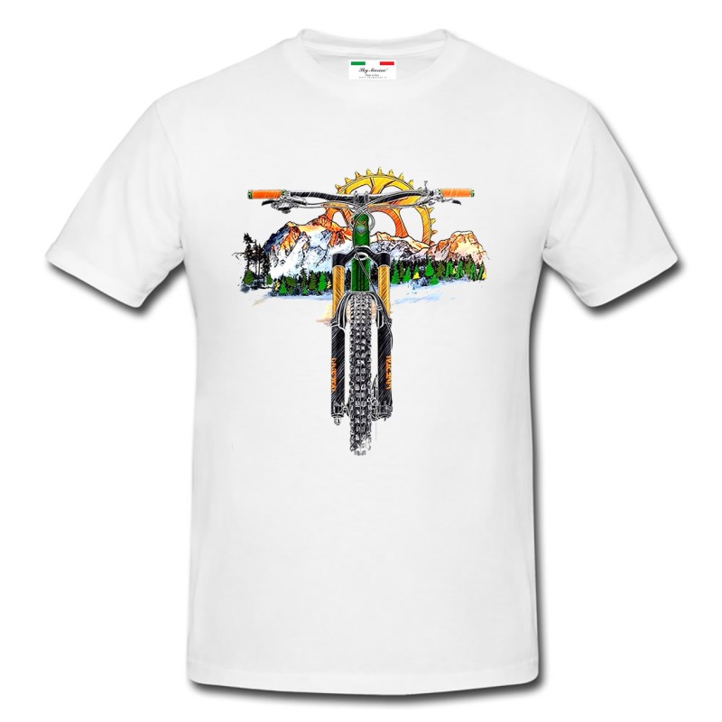 T-shirt uomo Mountain bike